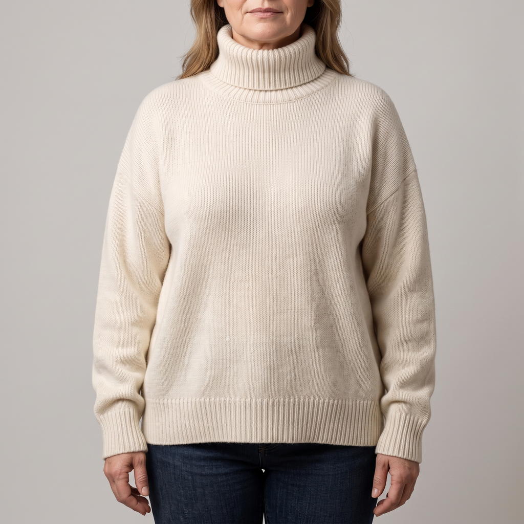 AURORA CASHMERE TURTLENECK SWEATER