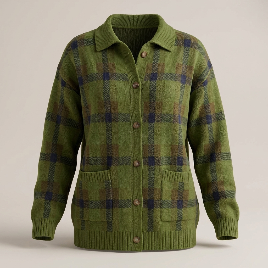 VIVIENNE RETRO CHECK SWEATER