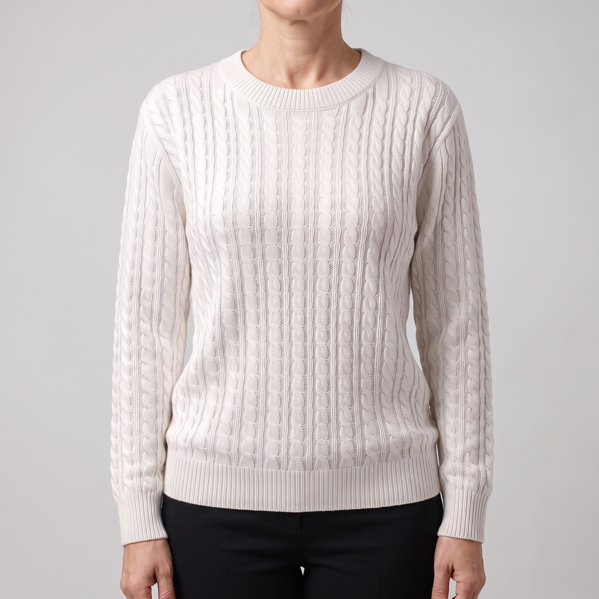 MARIELLE CABLE SWEATER