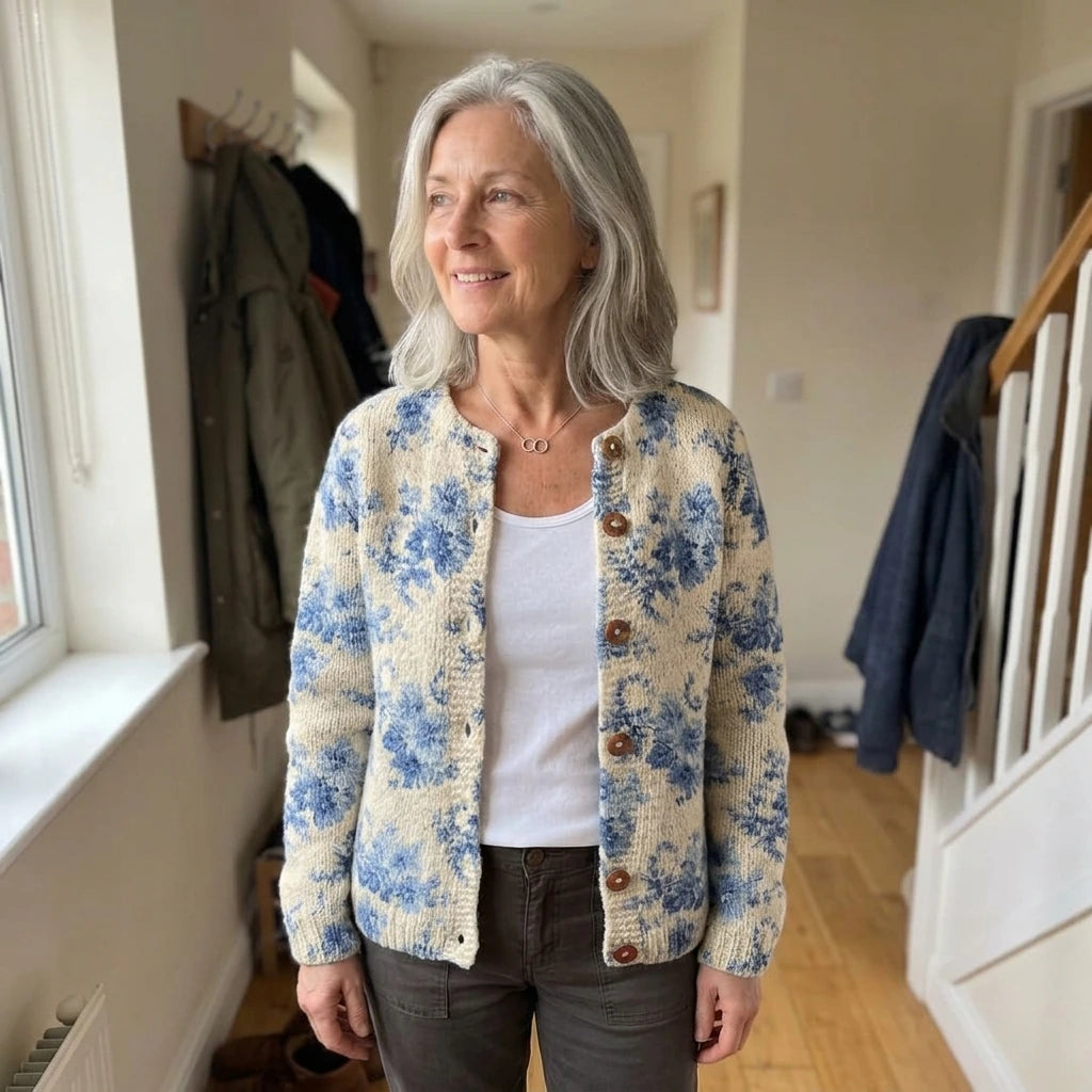 ALICE FLORAL KNIT CARDIGAN