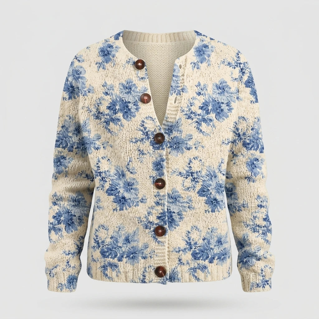 ALICE FLORAL KNIT CARDIGAN