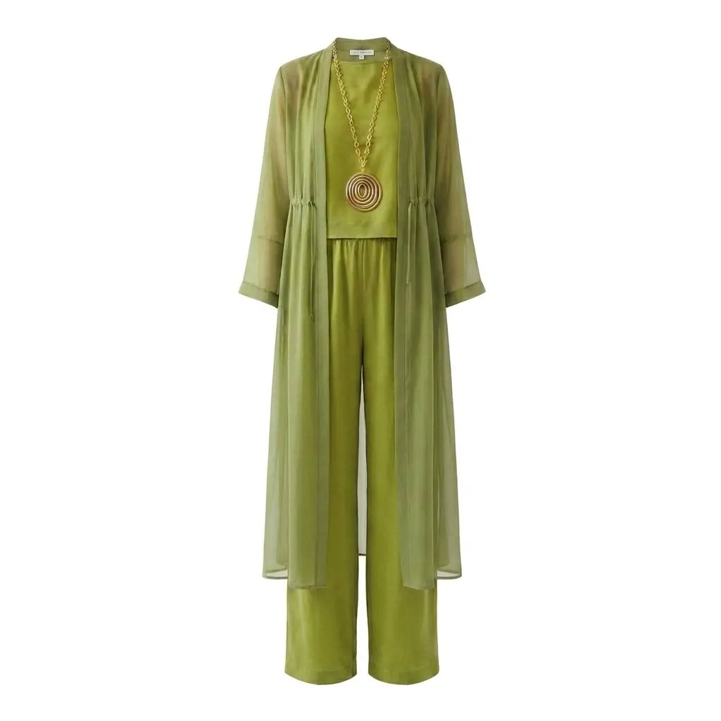 MARTA™ | VESTIDO DE CHIFFON CON ESCOTE EN V