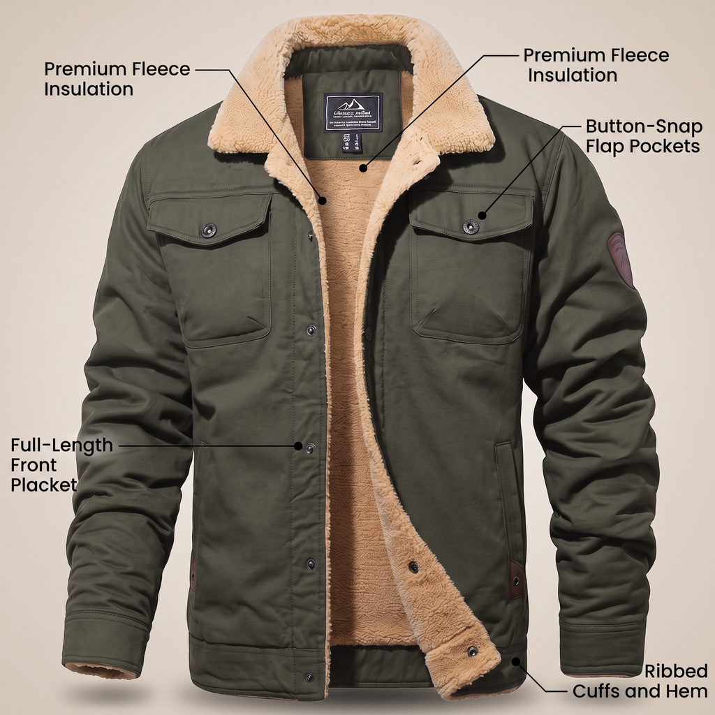 CASEY FLEECE BOMBER JACKET