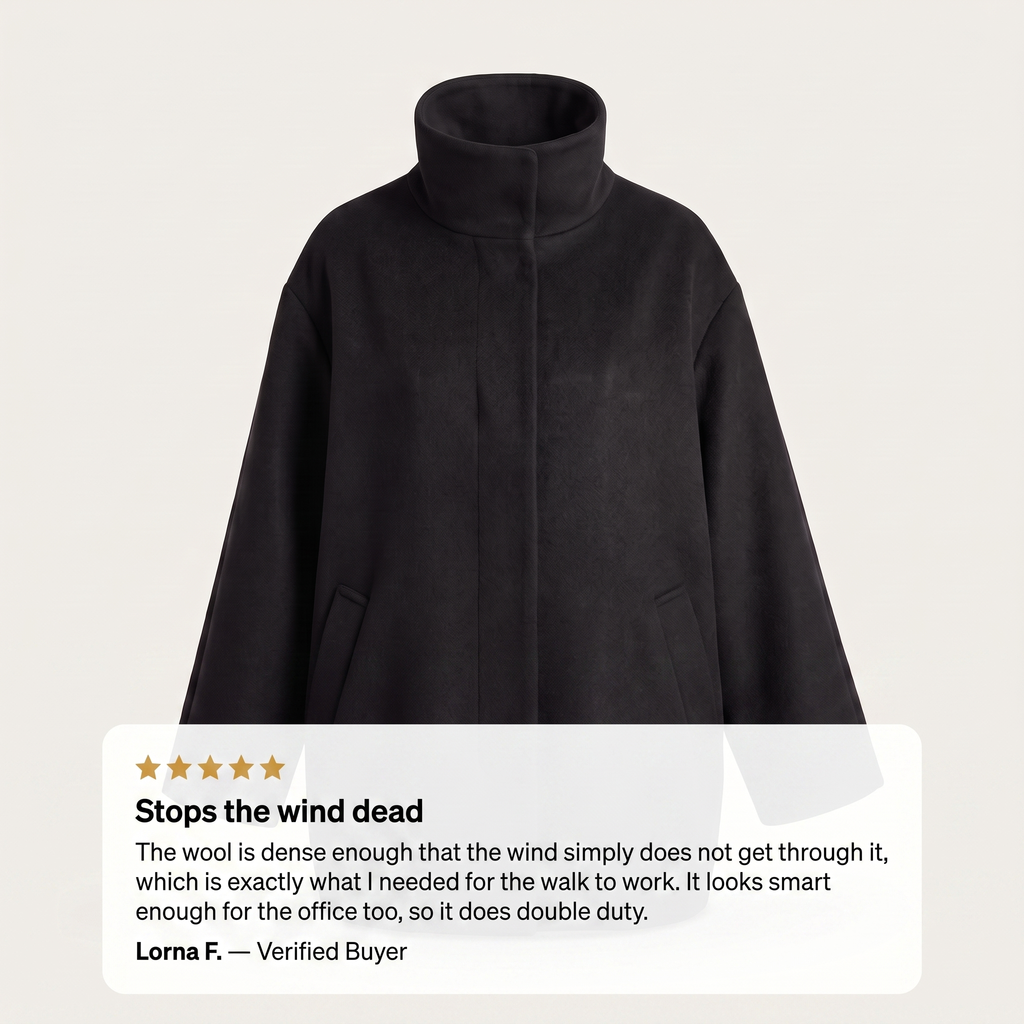 EMMA LUXURY WINDPROOF WOOL JACKET